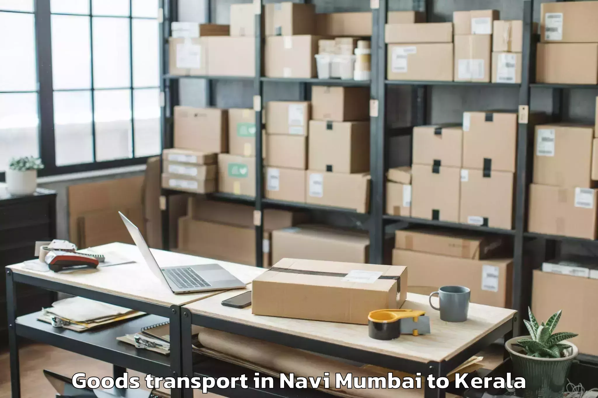 Easy Navi Mumbai to Ponmana Goods Transport Booking